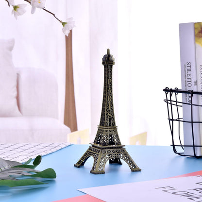 7-Inch Eiffel Tower Statue – Bronze Alloy Paris Landmark Model